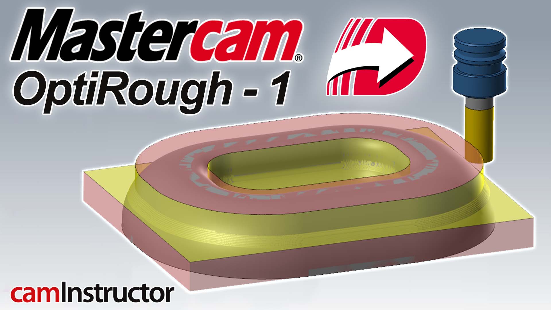 Mastercam OptiRough Toolpath 1